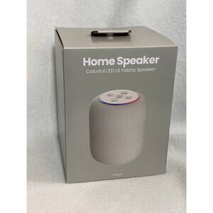 GEMS  WIRELESS HOME SPEAKER COLORFUL LED LIT GRAY NIB
